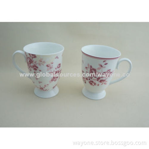 3pcs Tet Set (Tea Pot+Sugar Pot+Creamer) with Red Flower Design, Suitable for Promotion and Home Use